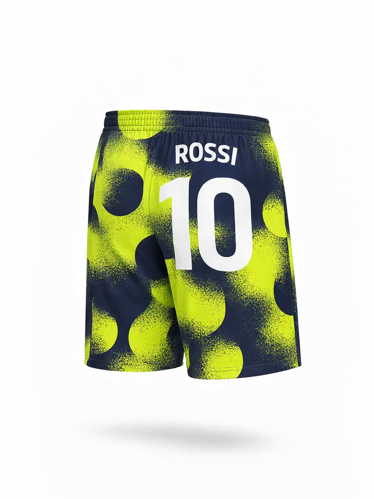 Shorts Simple esempio retro con nome e numero