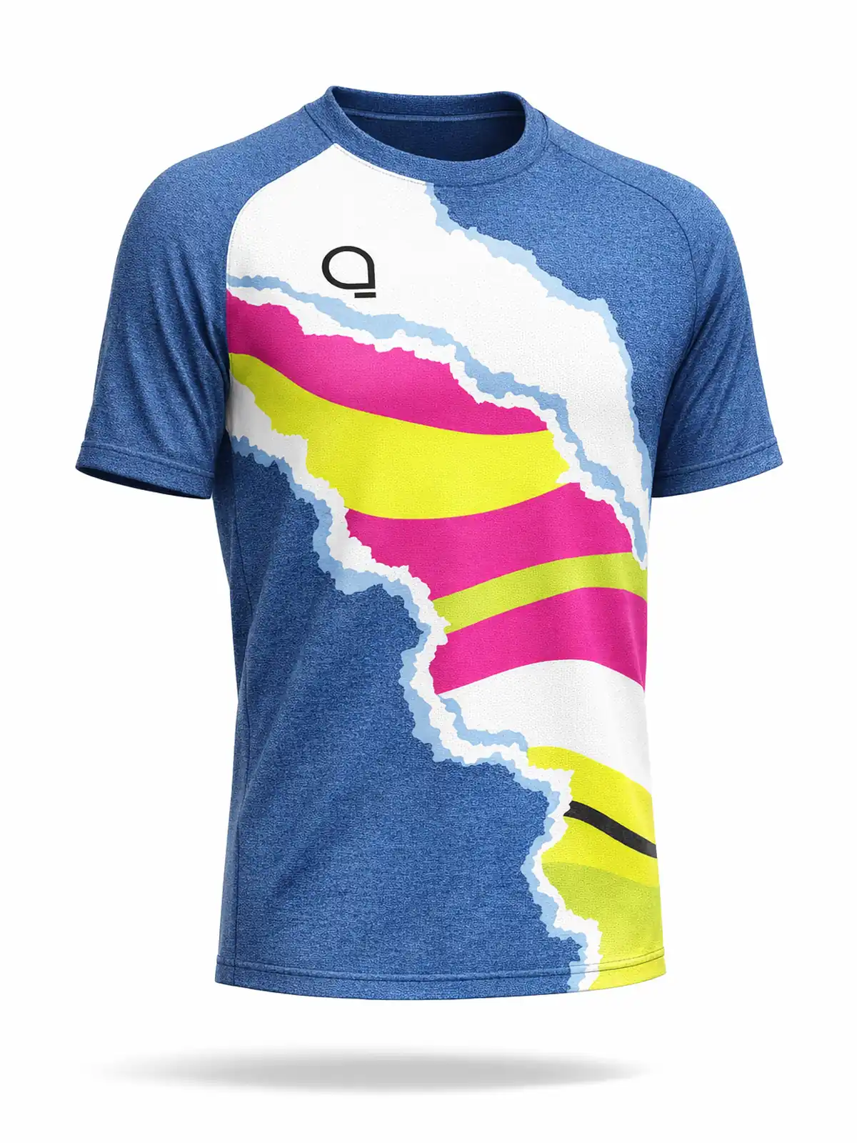 T-shirt Sprint Round Collar esempio fronte personalizzato